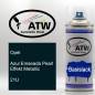 Preview: Opel, Azul Emseada Pearl Effekt Metallic, 21U: 400ml Sprühdose, von ATW Autoteile West.